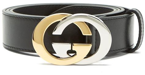 gucci belt with two-tone interlocking g buckle cuir|Gucci double g belt price.